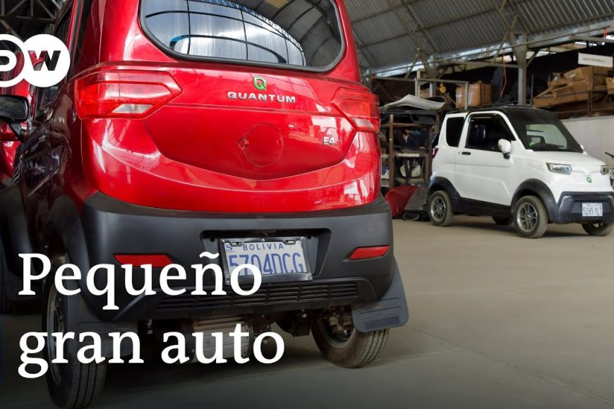 La start-up boliviana Quantum sorprende con un microauto eléctrico