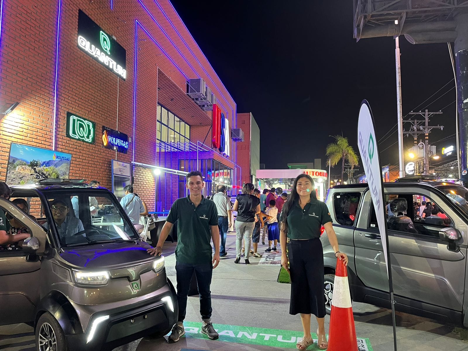 Cliente de Quantum en la sucursal