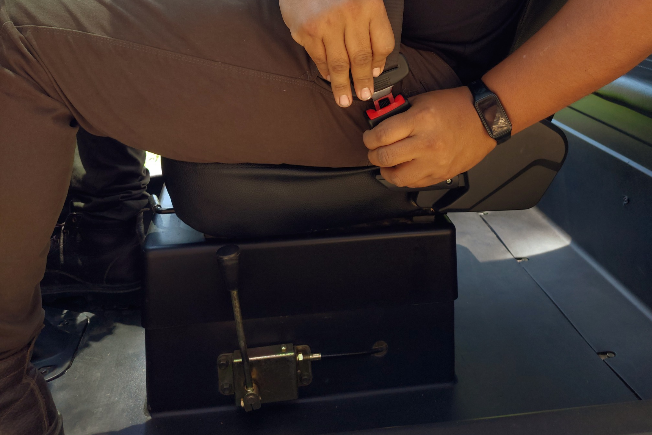 Detalle de seguridad del Quantum Colibri