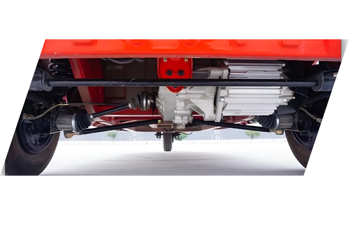 Sistema de frenos y motor del Electro Torito